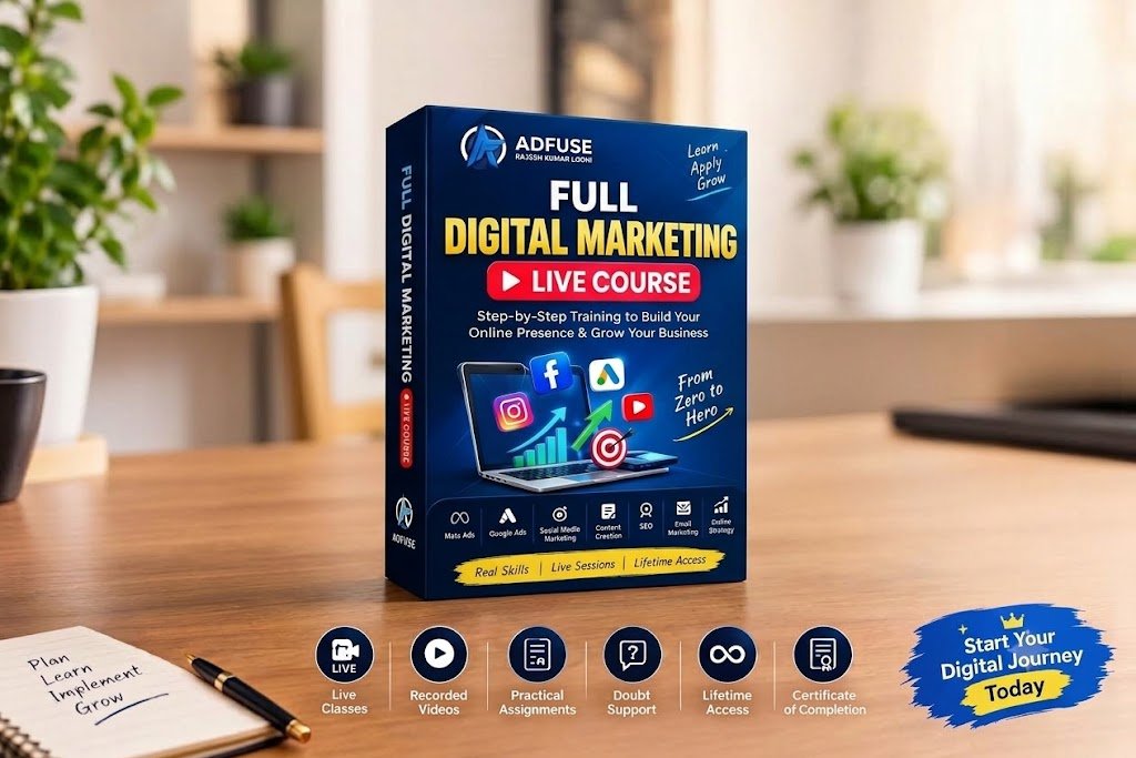 FULL DIGITAL MARKETING MASTERY COURSE – 🔴 LIVE